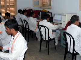 Students in computer lab
